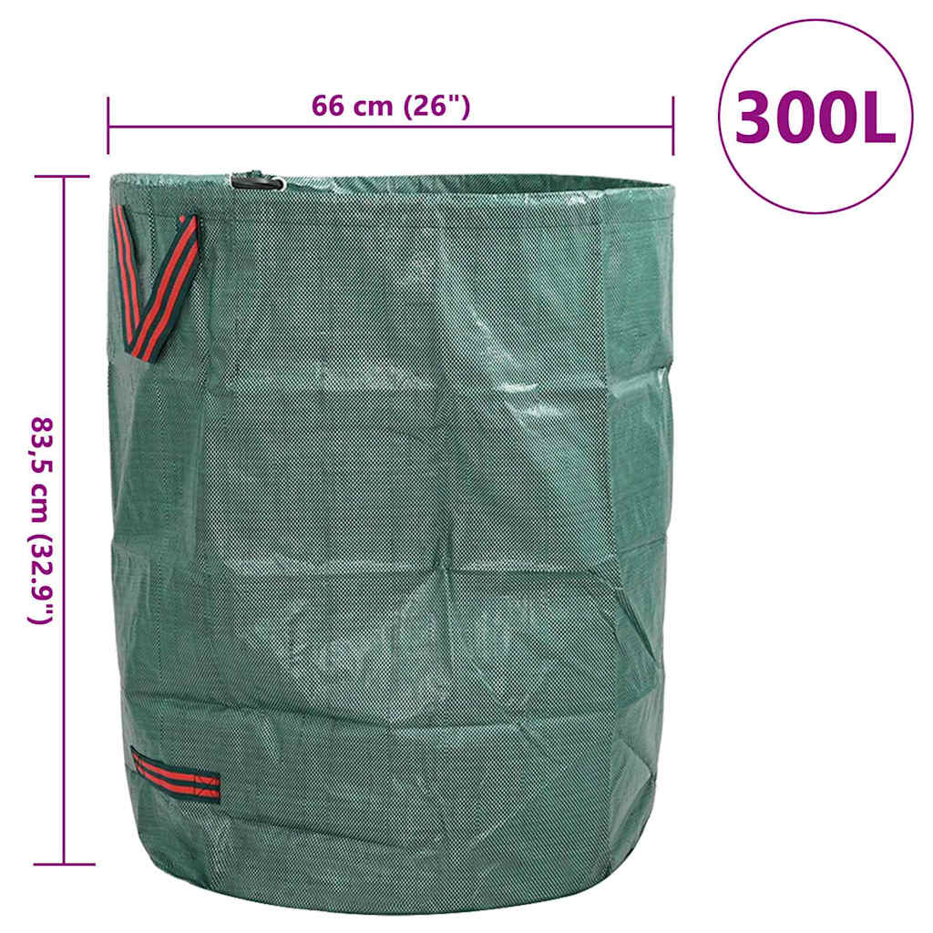 Sacchi per Rifiuti da Giardino 4 pcs Verde 66 x 66 x 83,5 cm | homemem39