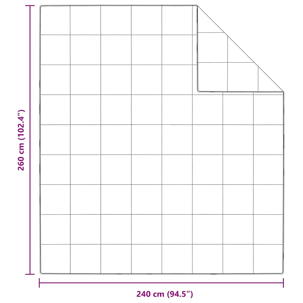 Piumoni e Piumini Bianco 240 x 260 cm Cotone