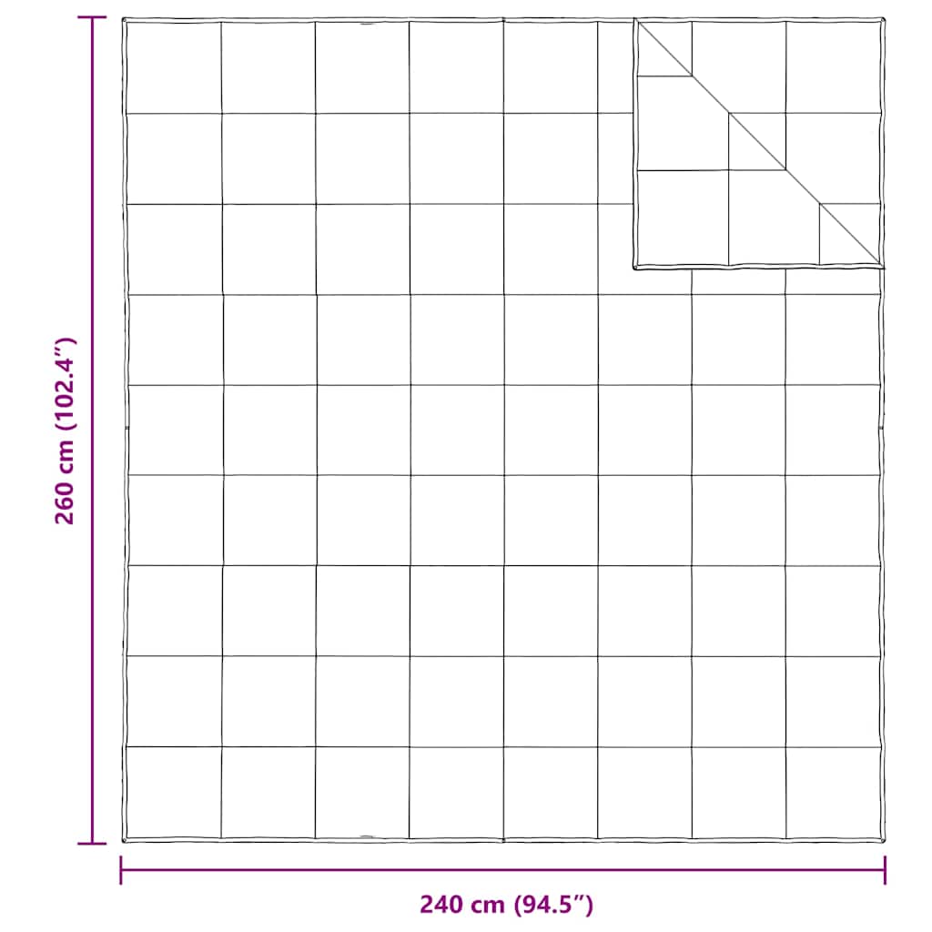 Duvet 2-in-1 Bianco 240 x 260 cm Piuma