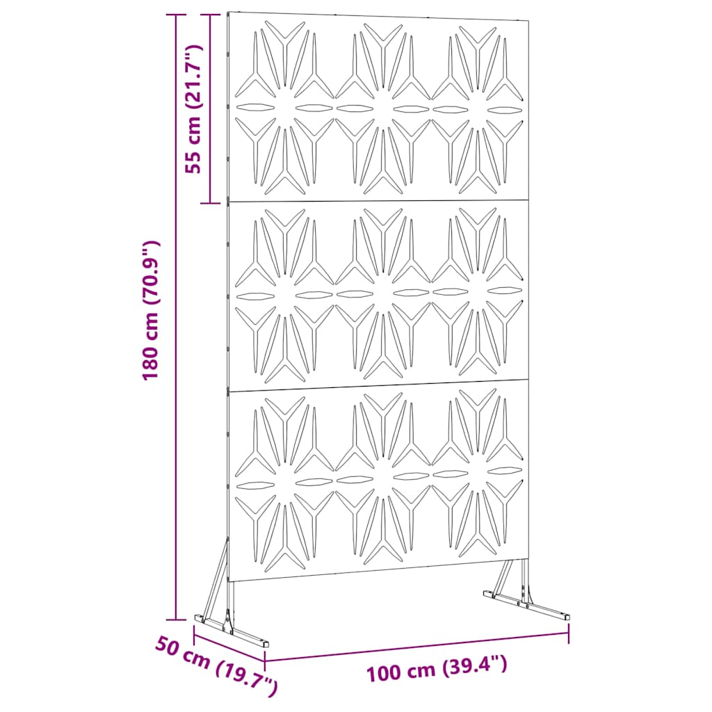 Schermo per Privacy Bianco Acciaio