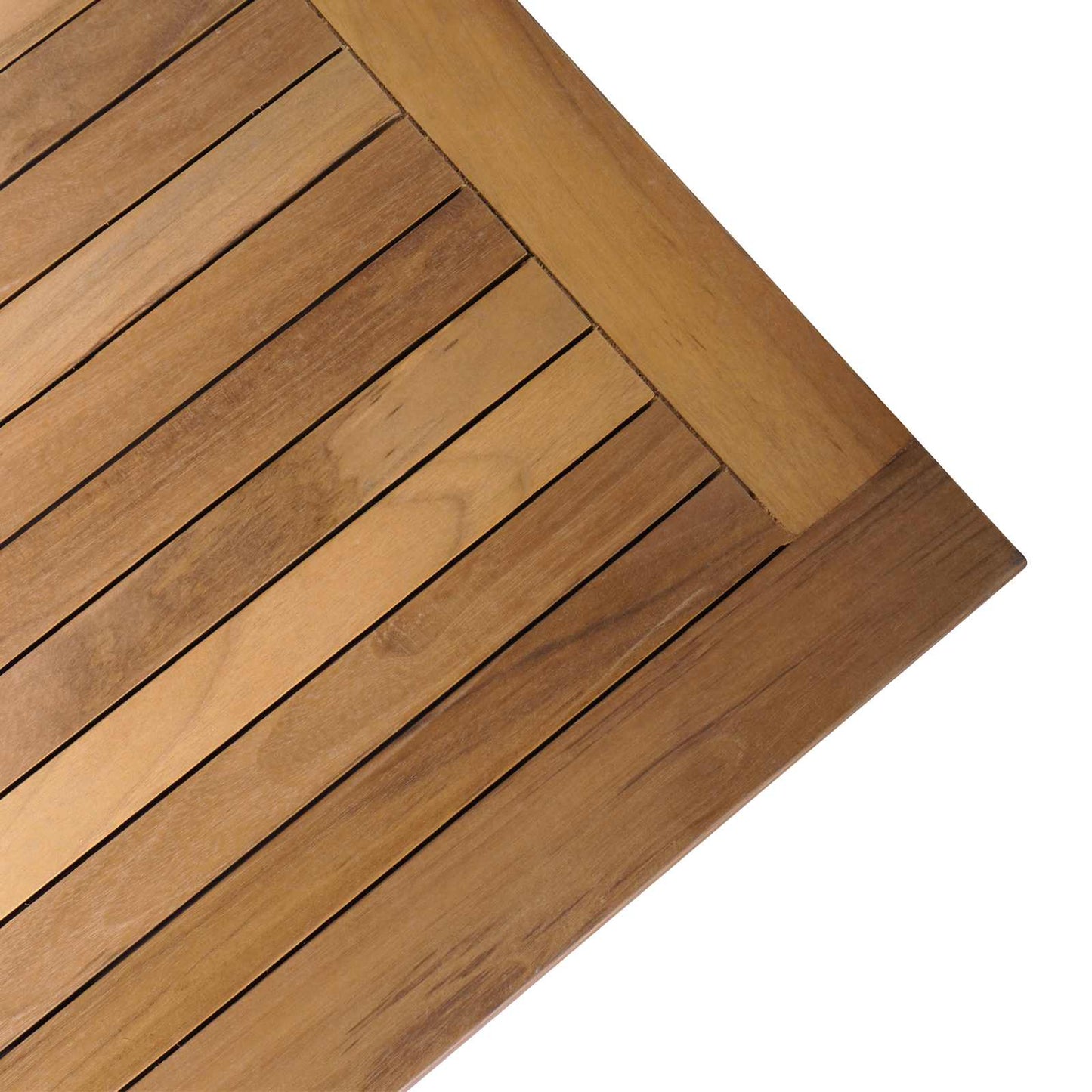 Tavolo da Giardino Marrone Legno massello di teak