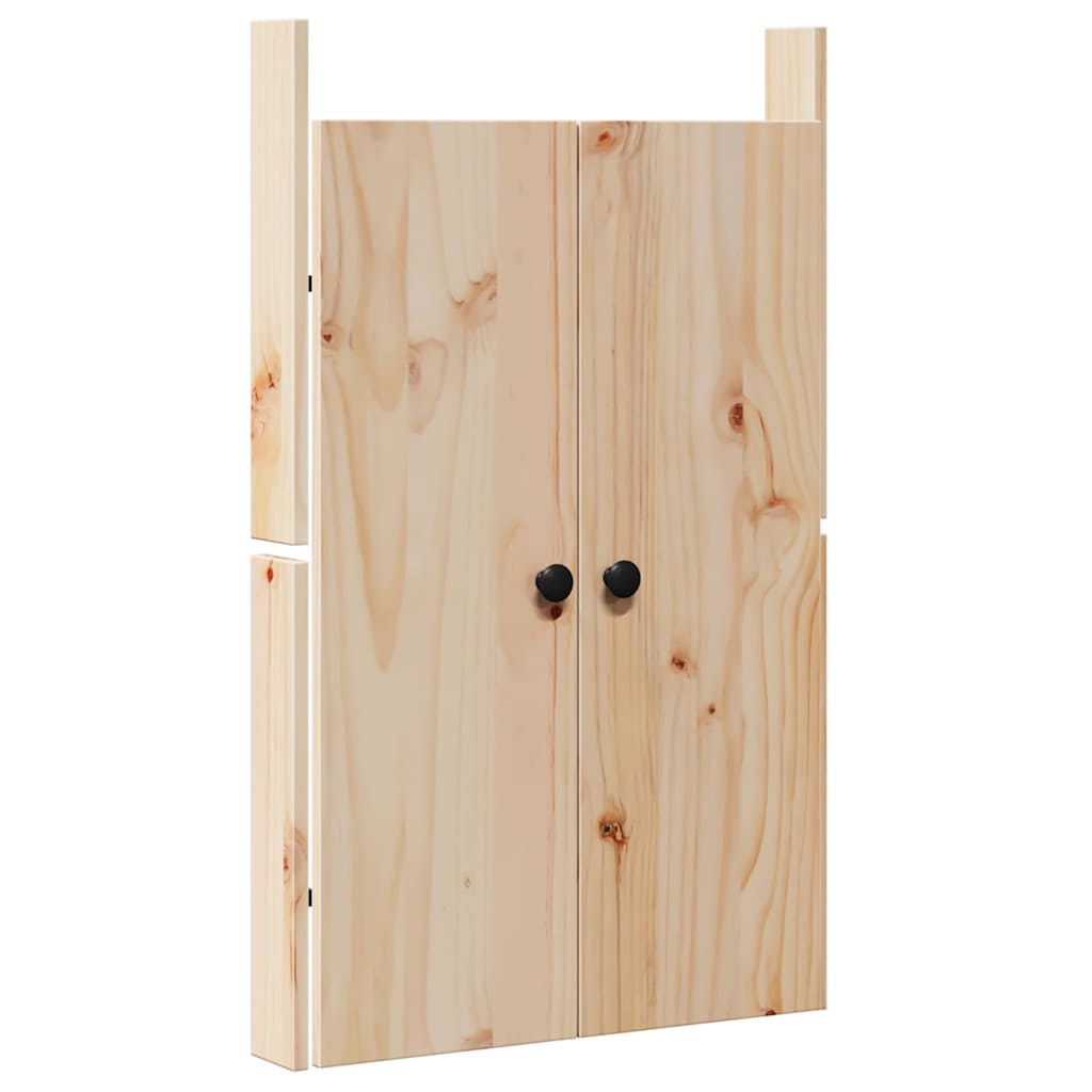 Porta da cucina Marrone 50 x 9 x 82 cm Legno massello di pino