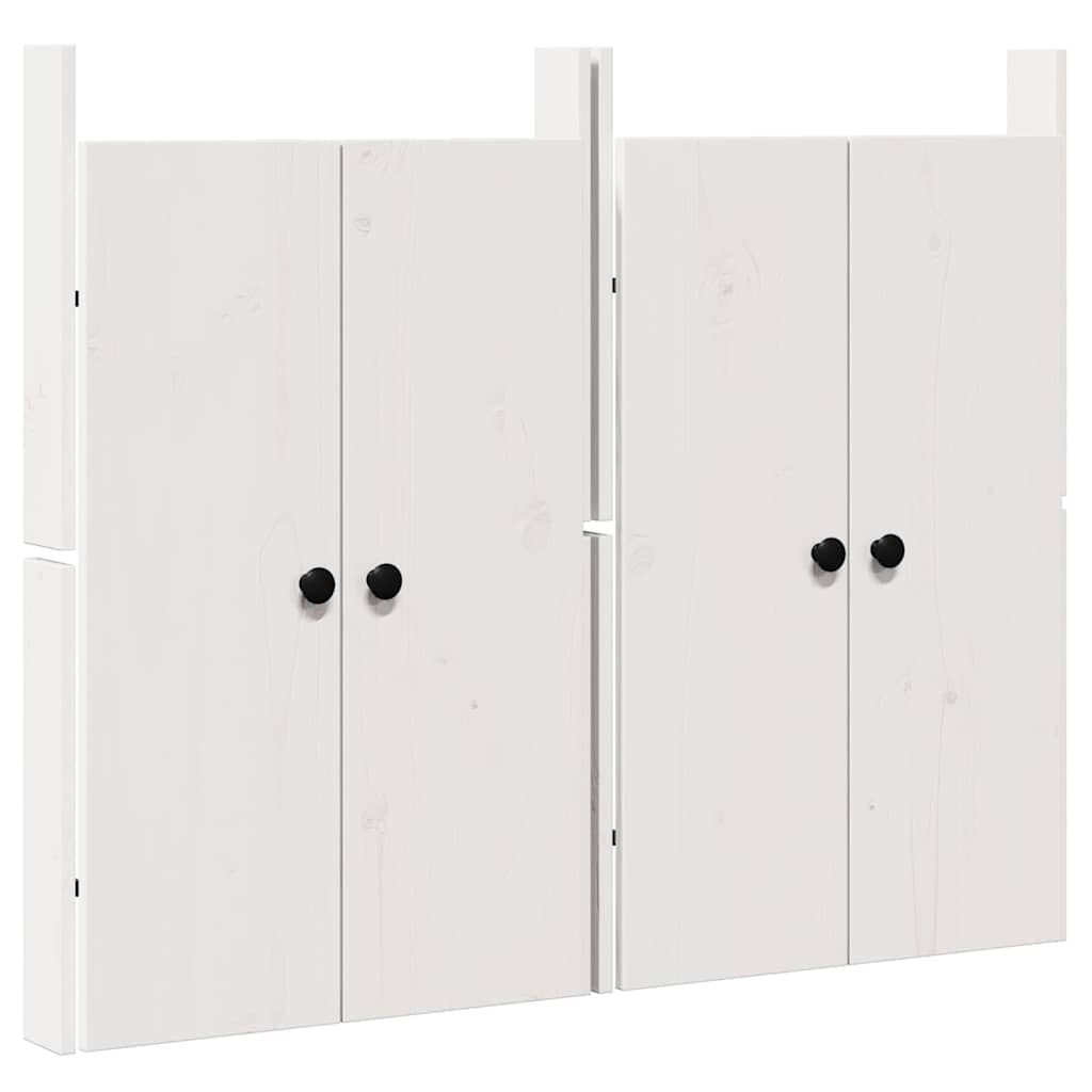 Porta da cucina con porta 2 pcs Bianco 50 x 9 x 82 cm