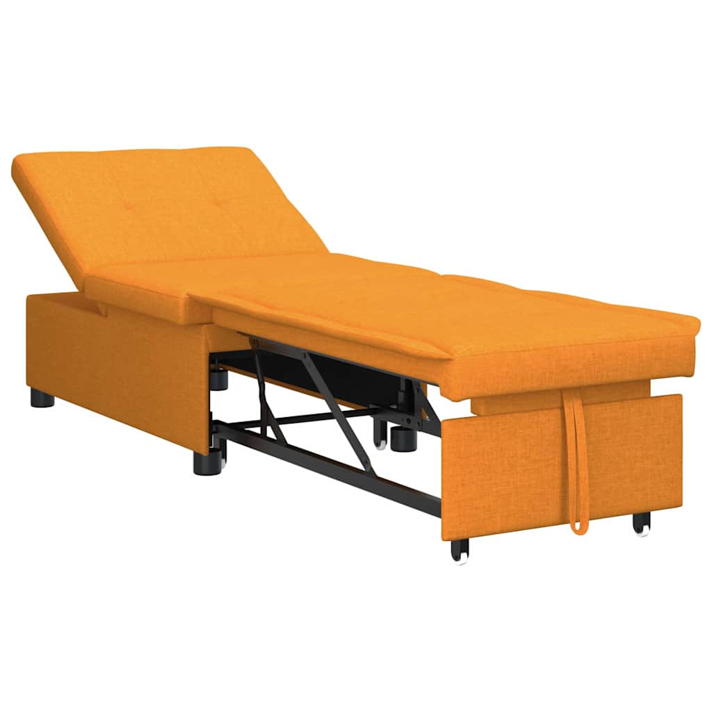 Divano letto Giallo scuro 194 x 67 x 37 cm Tessuto