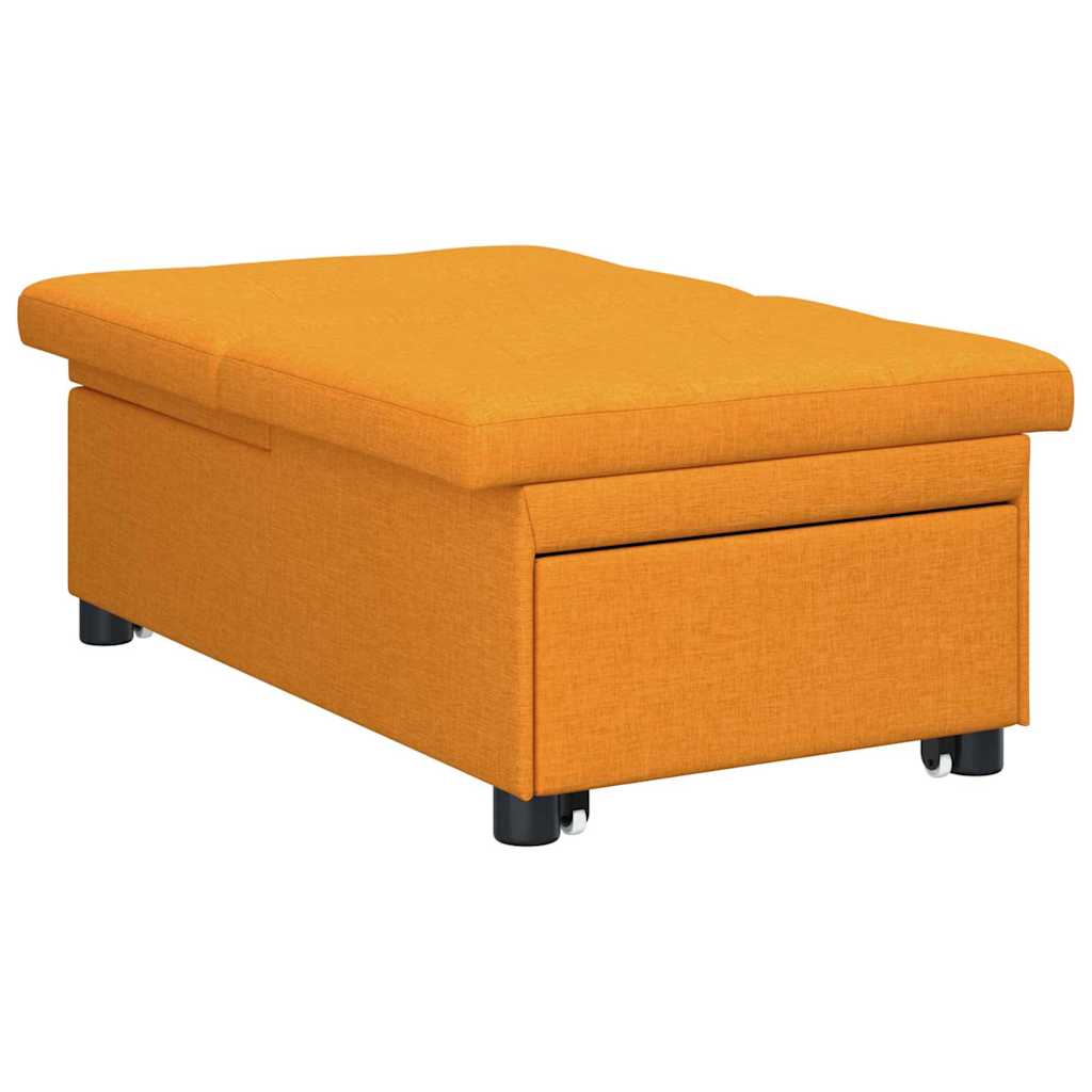 Divano letto Giallo scuro 194 x 67 x 37 cm Tessuto