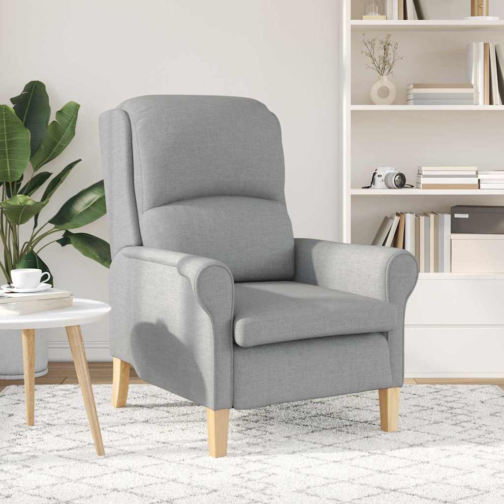 poltrona Grigio chiaro Tessuto - homemem39