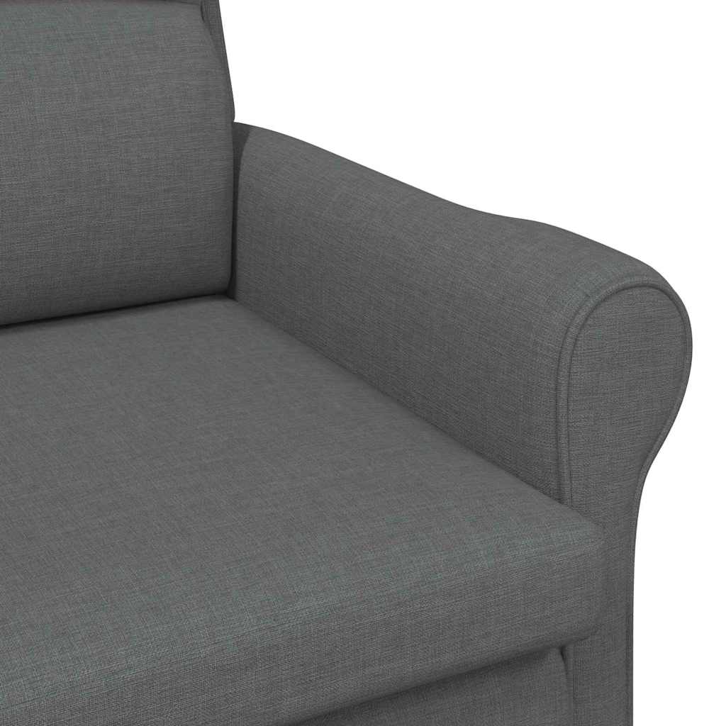 poltrona Grigio scuro 76 x 94 x 102 cm Tessuto