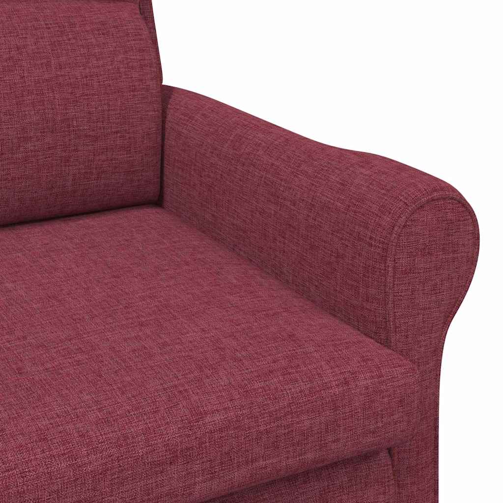 poltrona Rosso vino 76 x 94 x 102 cm Tessuto