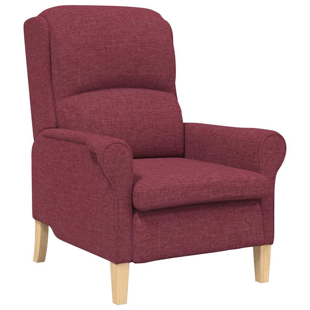 poltrona Rosso vino 76 x 94 x 102 cm Tessuto