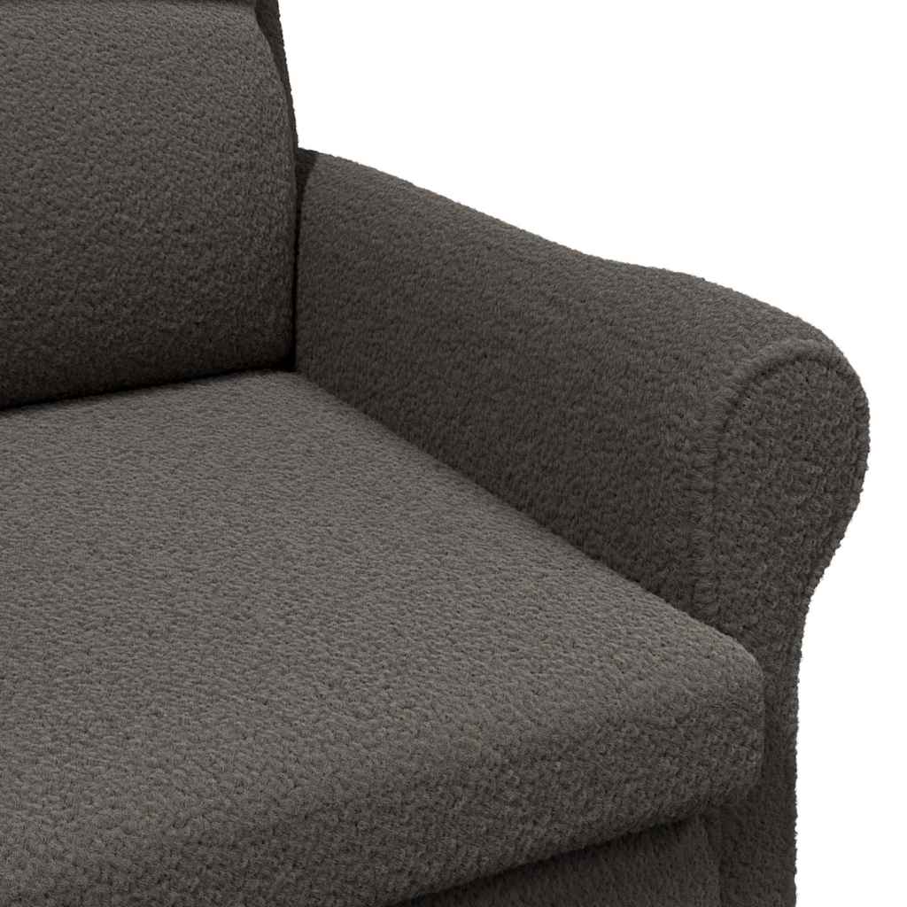 poltrona Grigio scuro 76 x 94 x 102 cm Tessuto