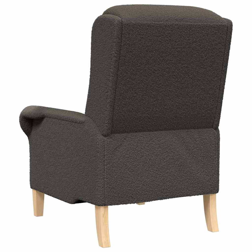 poltrona Grigio scuro 76 x 94 x 102 cm Tessuto