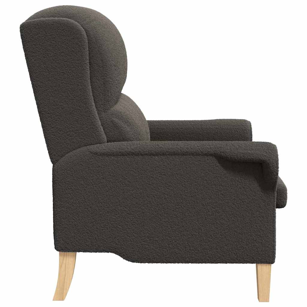 poltrona Grigio scuro 76 x 94 x 102 cm Tessuto