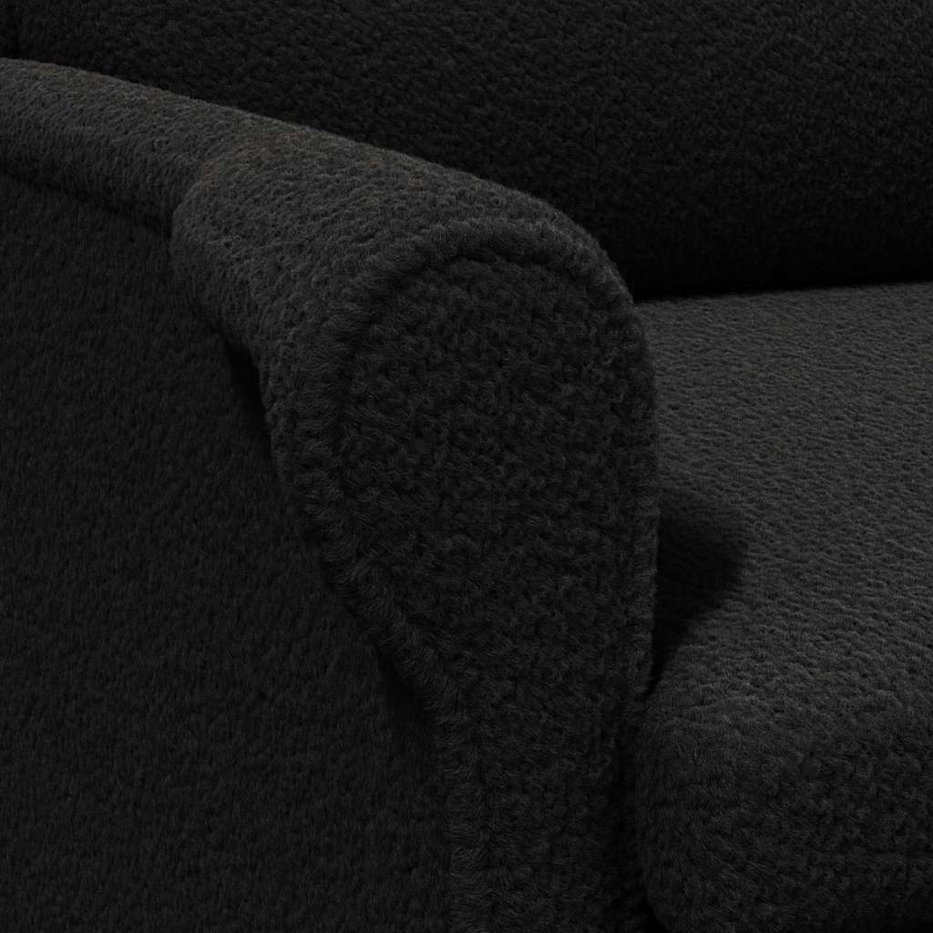 poltrona Nero 76 x 94 x 102 cm Tessuto