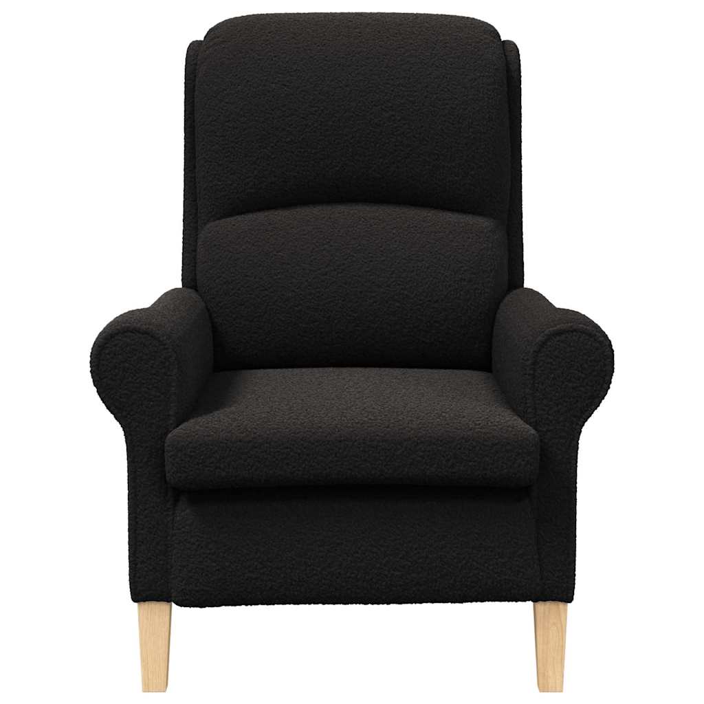 poltrona Nero 76 x 94 x 102 cm Tessuto