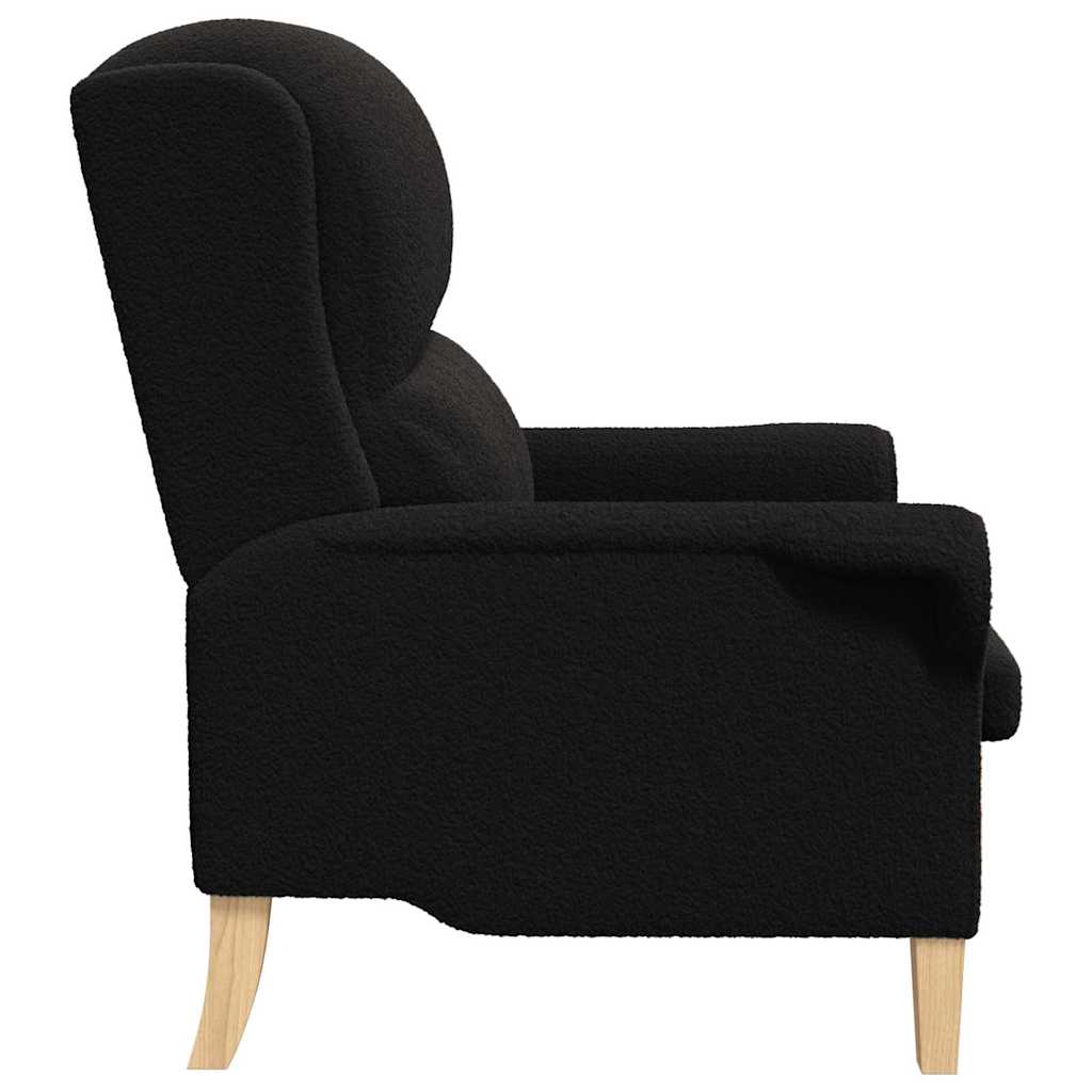 poltrona Nero 76 x 94 x 102 cm Tessuto