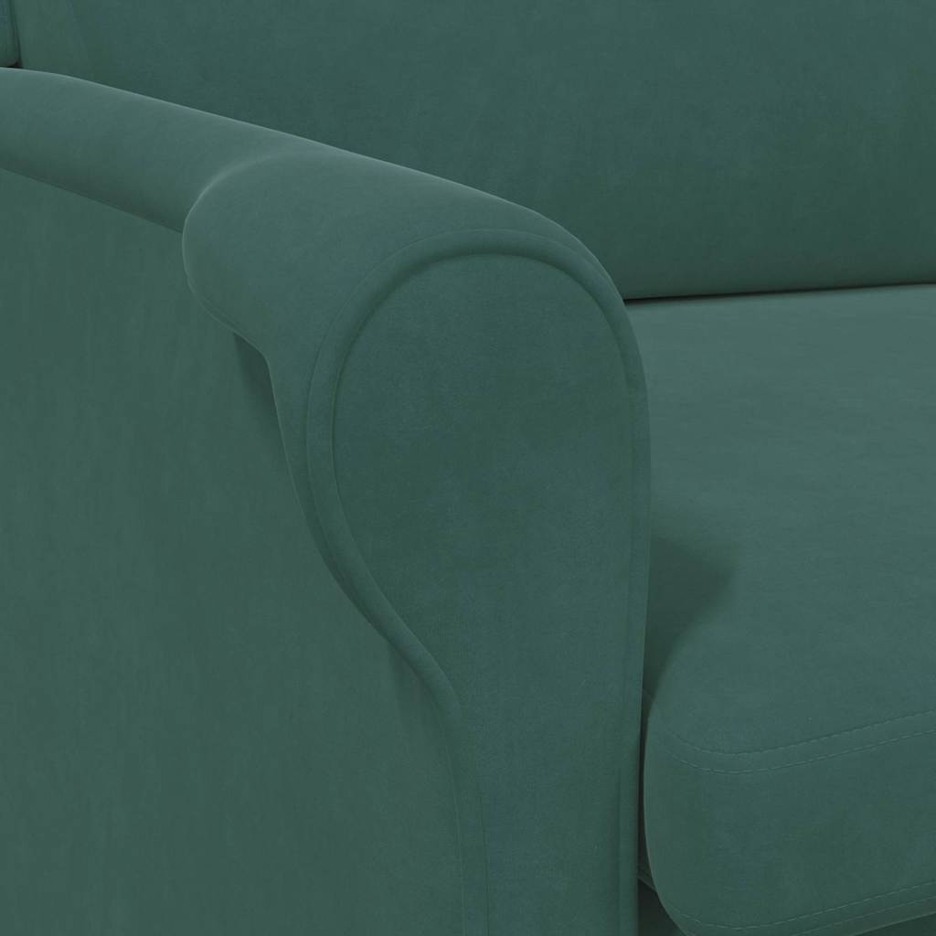 poltrona Verde scuro 76 x 94 x 102 cm Velluto