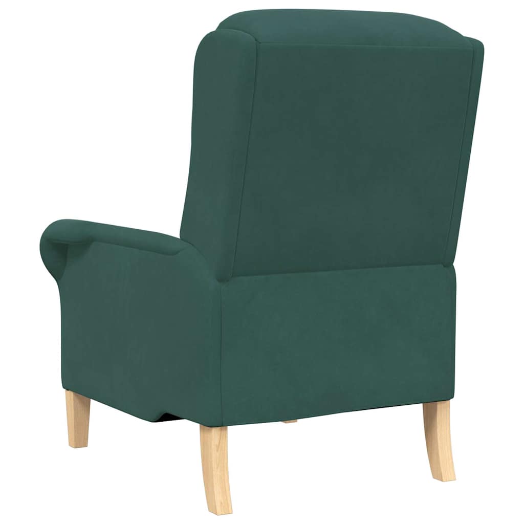 poltrona Verde scuro 76 x 94 x 102 cm Velluto