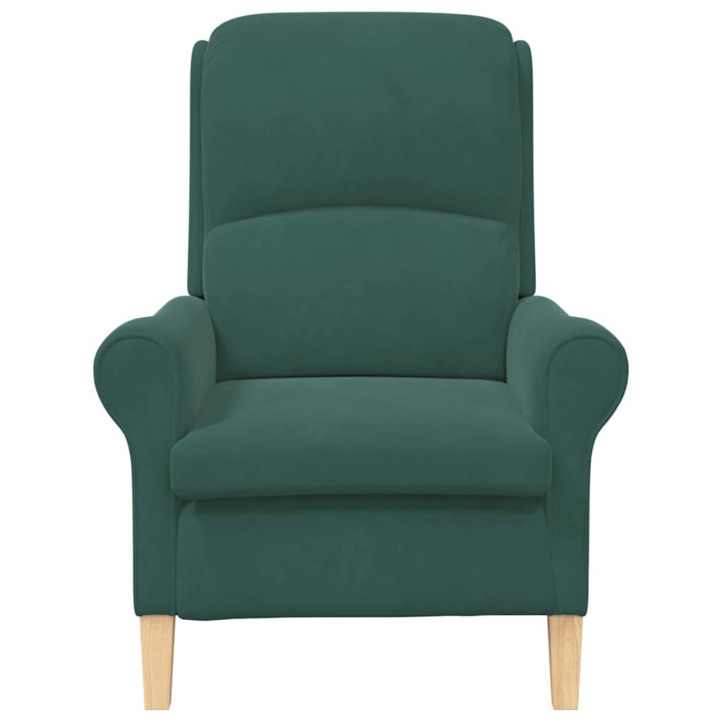poltrona Verde scuro 76 x 94 x 102 cm Velluto
