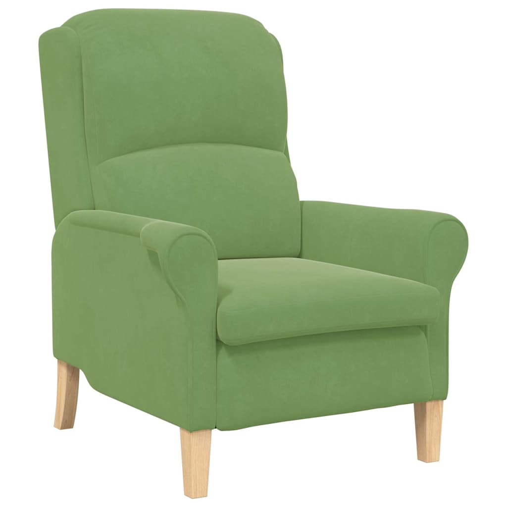poltrona Verde chiaro 76 x 94 x 102 cm Velluto