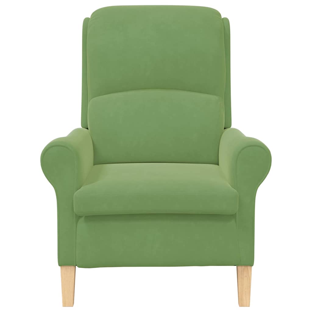 poltrona Verde chiaro 76 x 94 x 102 cm Velluto
