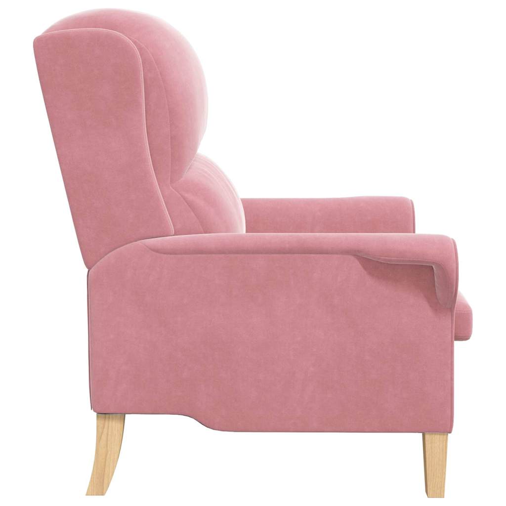 poltrona Rosa 76 x 94 x 102 cm Velluto