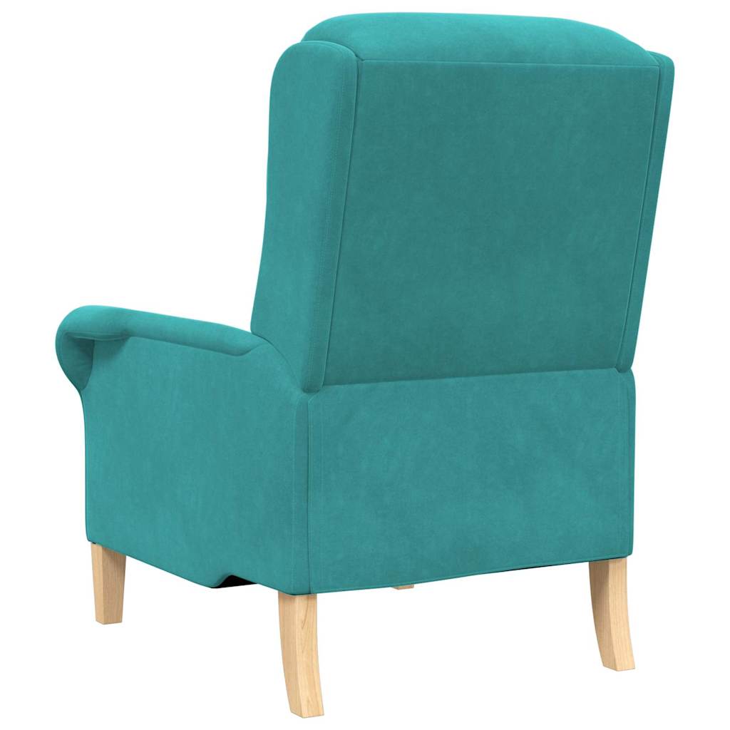 poltrona Turchese 76 x 94 x 102 cm Velluto