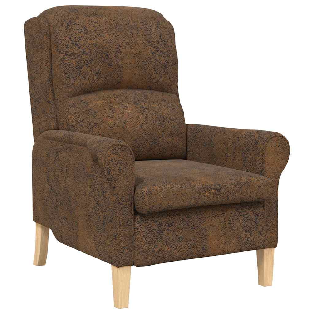 poltrona Marrone 76 x 94 x 102 cm Pelle sintetica