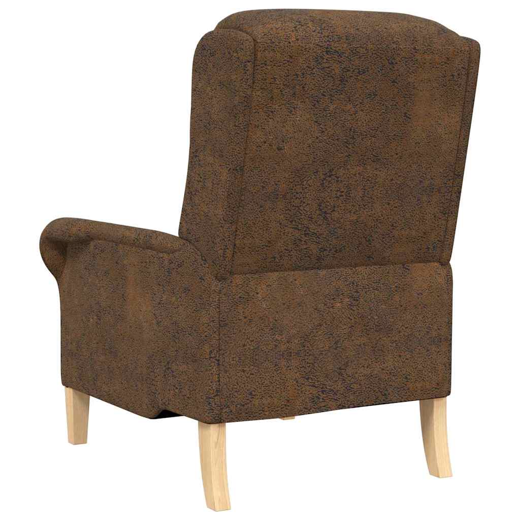 poltrona Marrone 76 x 94 x 102 cm Pelle sintetica