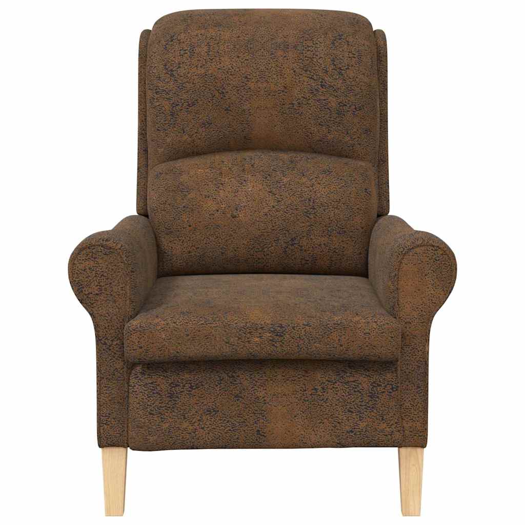 poltrona Marrone 76 x 94 x 102 cm Pelle sintetica
