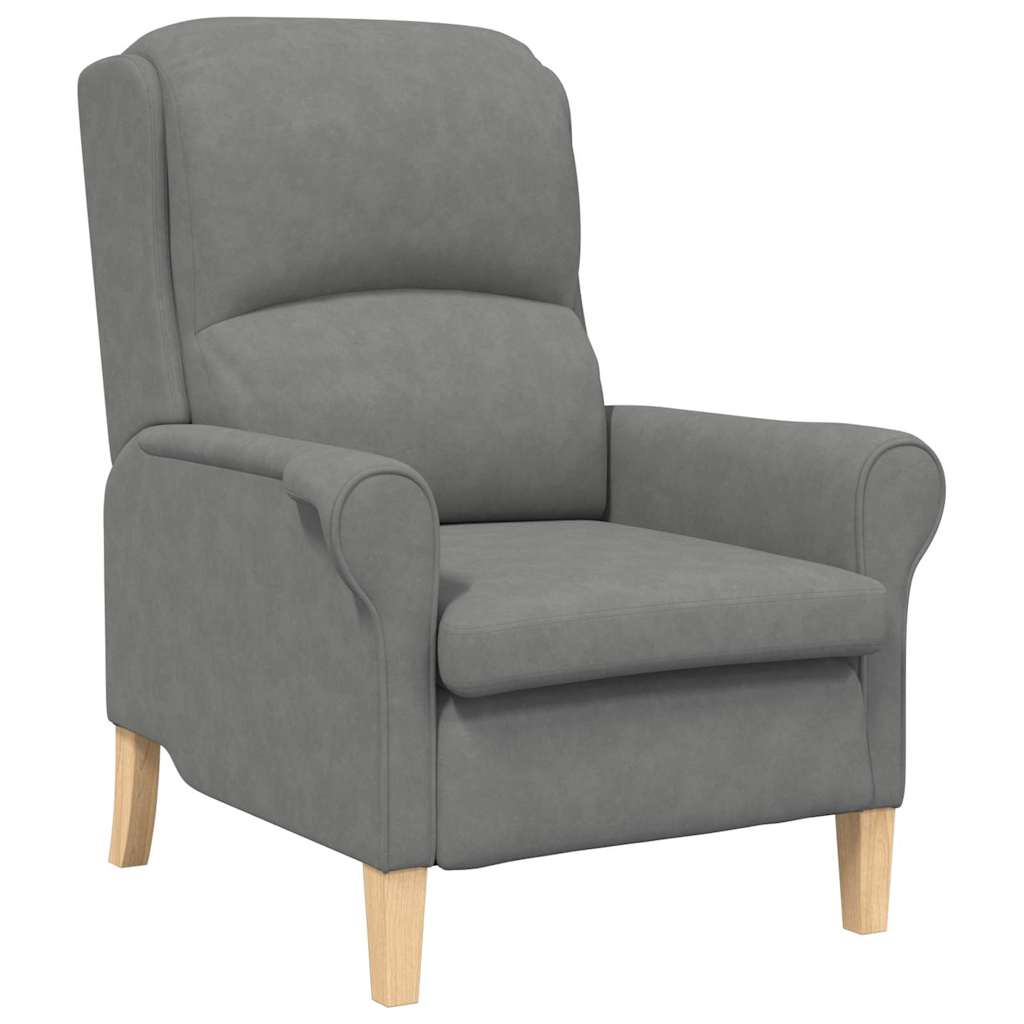 poltrona Grigio scuro 76 x 94 x 102 cm Microfibra