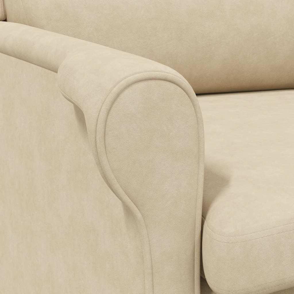 poltrona Crema 76 x 94 x 102 cm Microfibra