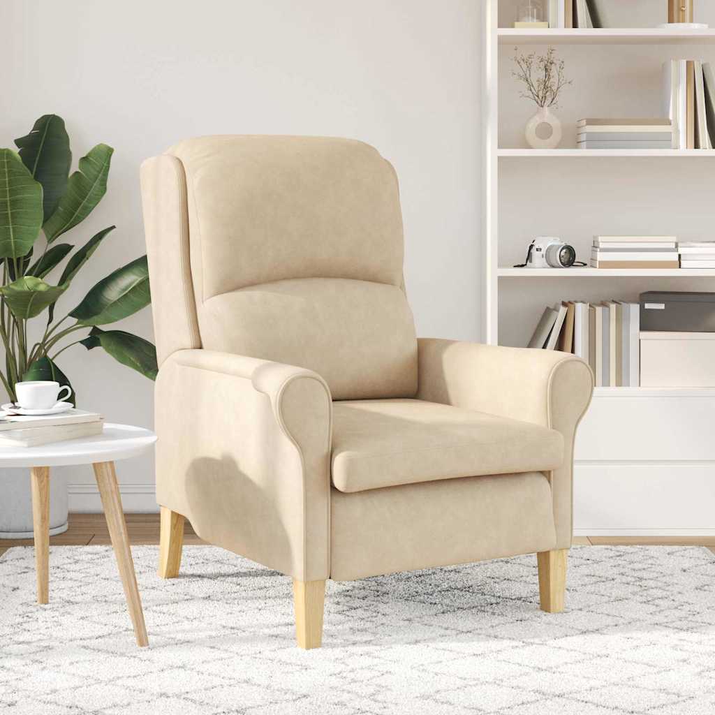 poltrona Crema 76 x 94 x 102 cm Microfibra