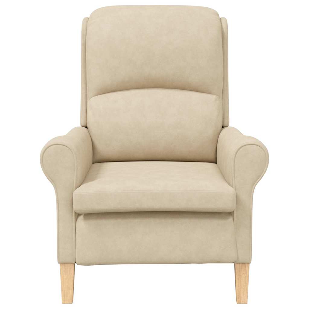 poltrona Crema 76 x 94 x 102 cm Microfibra