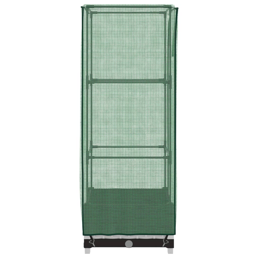 Letto Rialzato con Copertura Serra Effetto Rattan 40x40x123 cm - homemem39