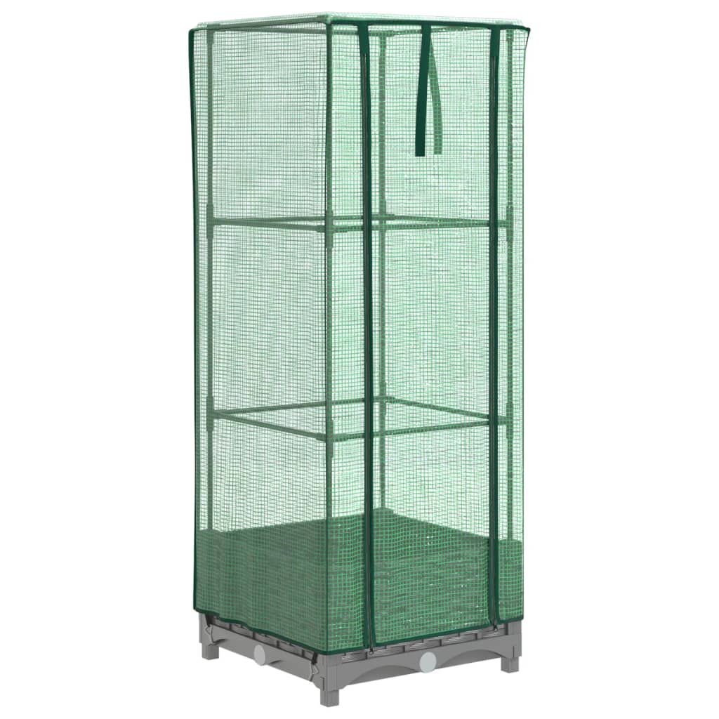 Letto Rialzato con Copertura Serra Effetto Rattan 40x40x123 cm - homemem39