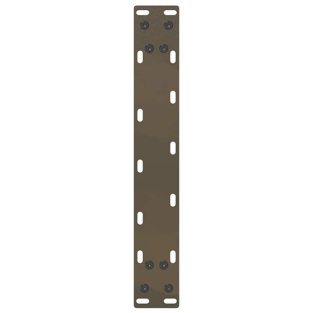 Gambe Tavolino Caffè a U 2 pz 40x(30-31)cm in Acciaio