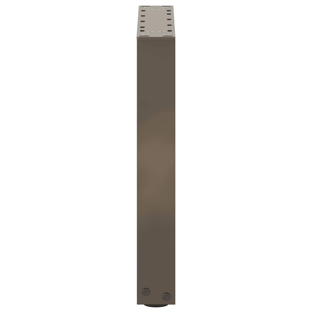 Gambe Tavolino Caffè a U 2 pz 28x(42-43) cm Acciaio - homemem39