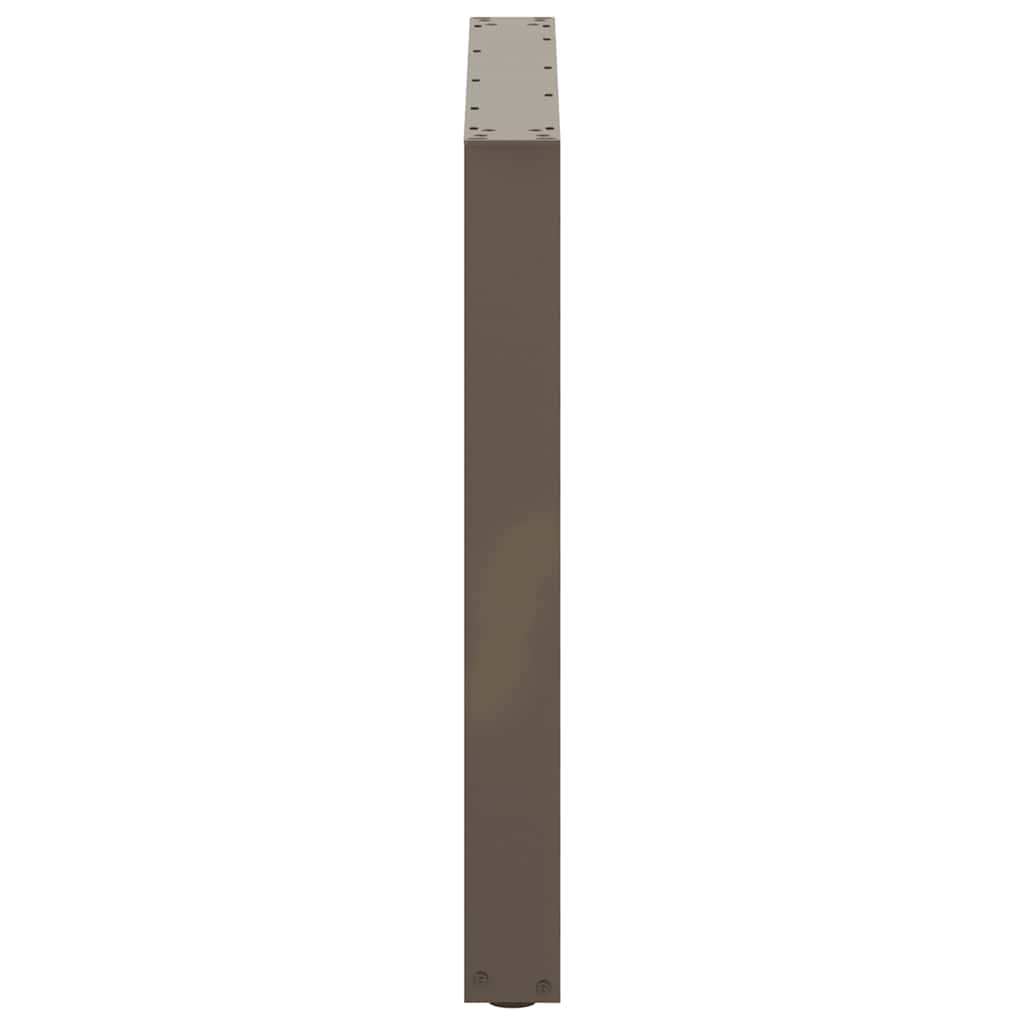 Gambe Tavolino Caffè a U 3 pz Naturale 80x(72-73)cm in Acciaio - homemem39
