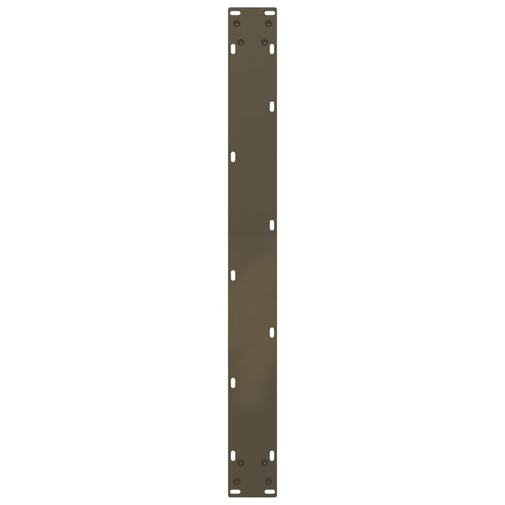 Gambe Tavolino Caffè a U 3 pz Naturale 80x(72-73)cm in Acciaio - homemem39