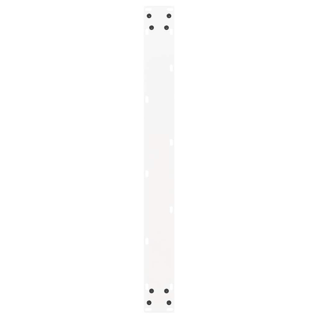 Gambe Tavolino da Caffè a U 3 pz Bianco 90x(72-73) cm Acciaio - homemem39
