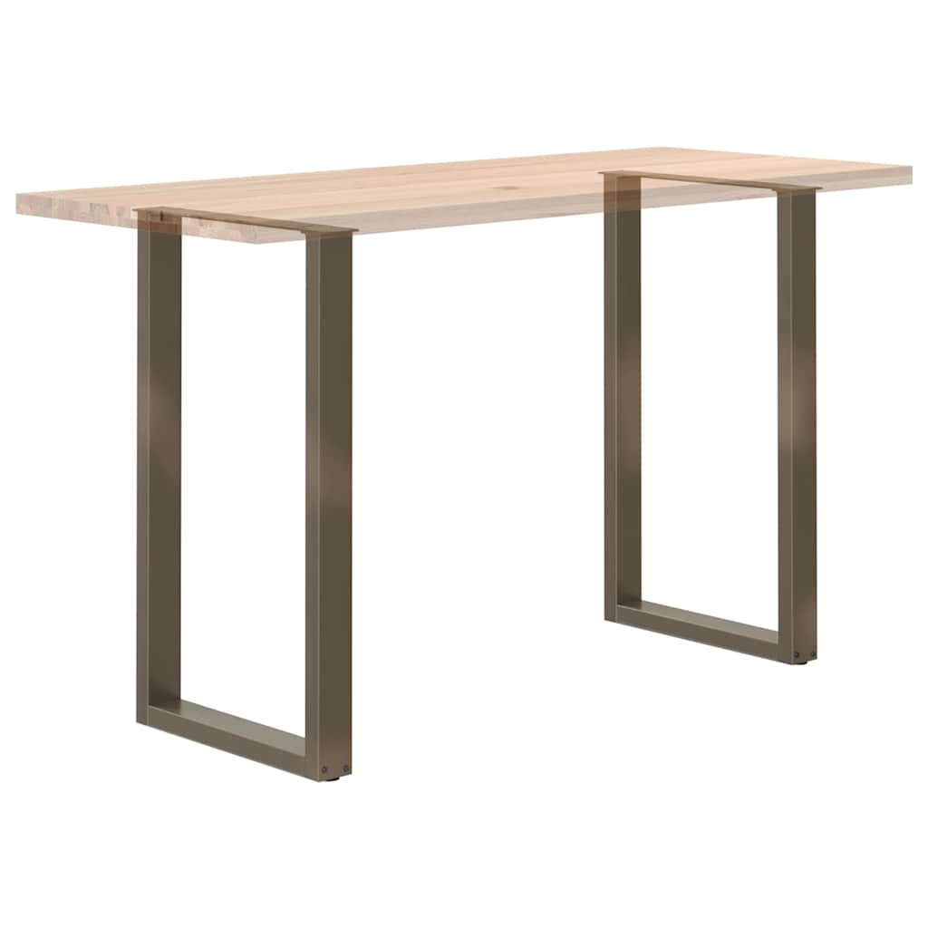 Gambe Tavolino Caffè a U 2 pz 60x(100-101) cm in Acciaio - homemem39