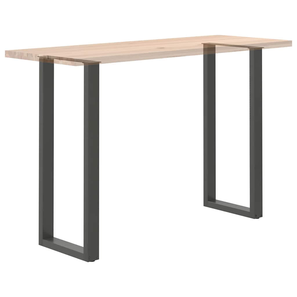 Gambe Tavolino Caffè a U 2 pz Antracite 50x(110-111) cm Acciaio