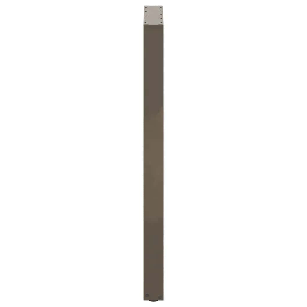 Gambe Tavolino Caffè a U 2 pz 60x(110-111) cm in Acciaio - homemem39