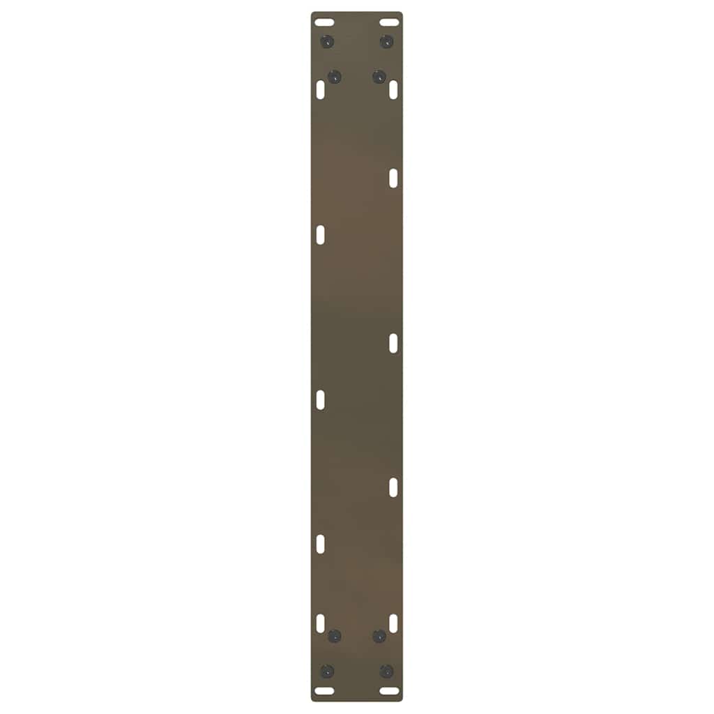 Gambe Tavolino Caffè a U 2 pz 60x(110-111) cm in Acciaio - homemem39