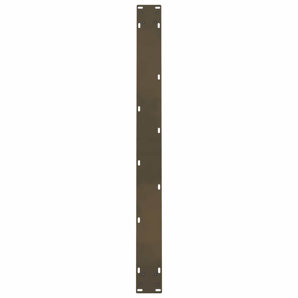 Gambe per Tavolino Naturale 2 pz 90x(72-73) cm Acciaio - homemem39