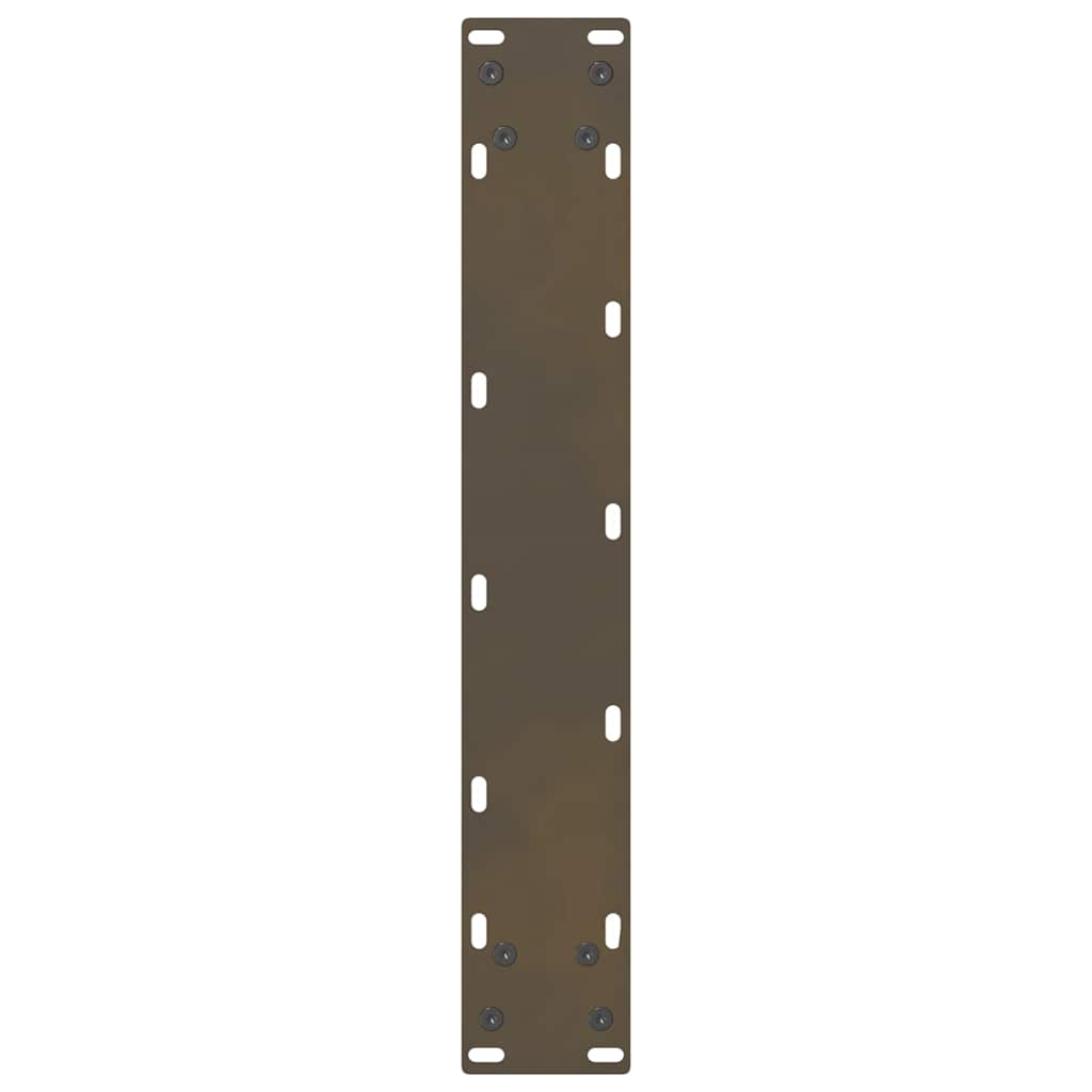 Gambe per Tavolino Acciaio Naturale 2 pz 50x(90-91) cm Acciaio - homemem39