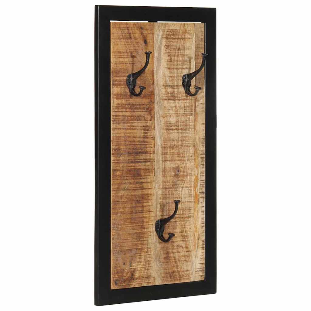 Appendiabiti 40x2x80 cm in Legno Massello Grezzo di Mango - homemem39