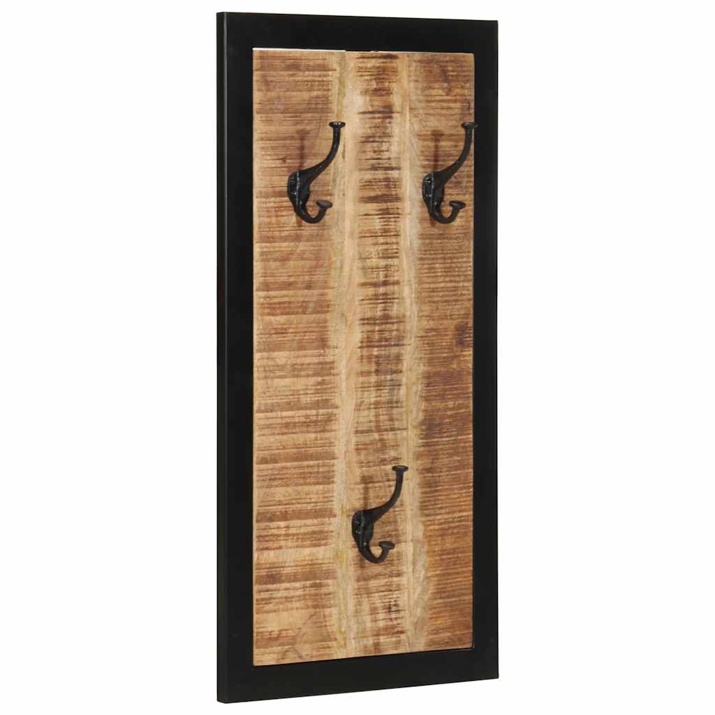 Appendiabiti 40x2x80 cm in Legno Massello Grezzo di Mango - homemem39
