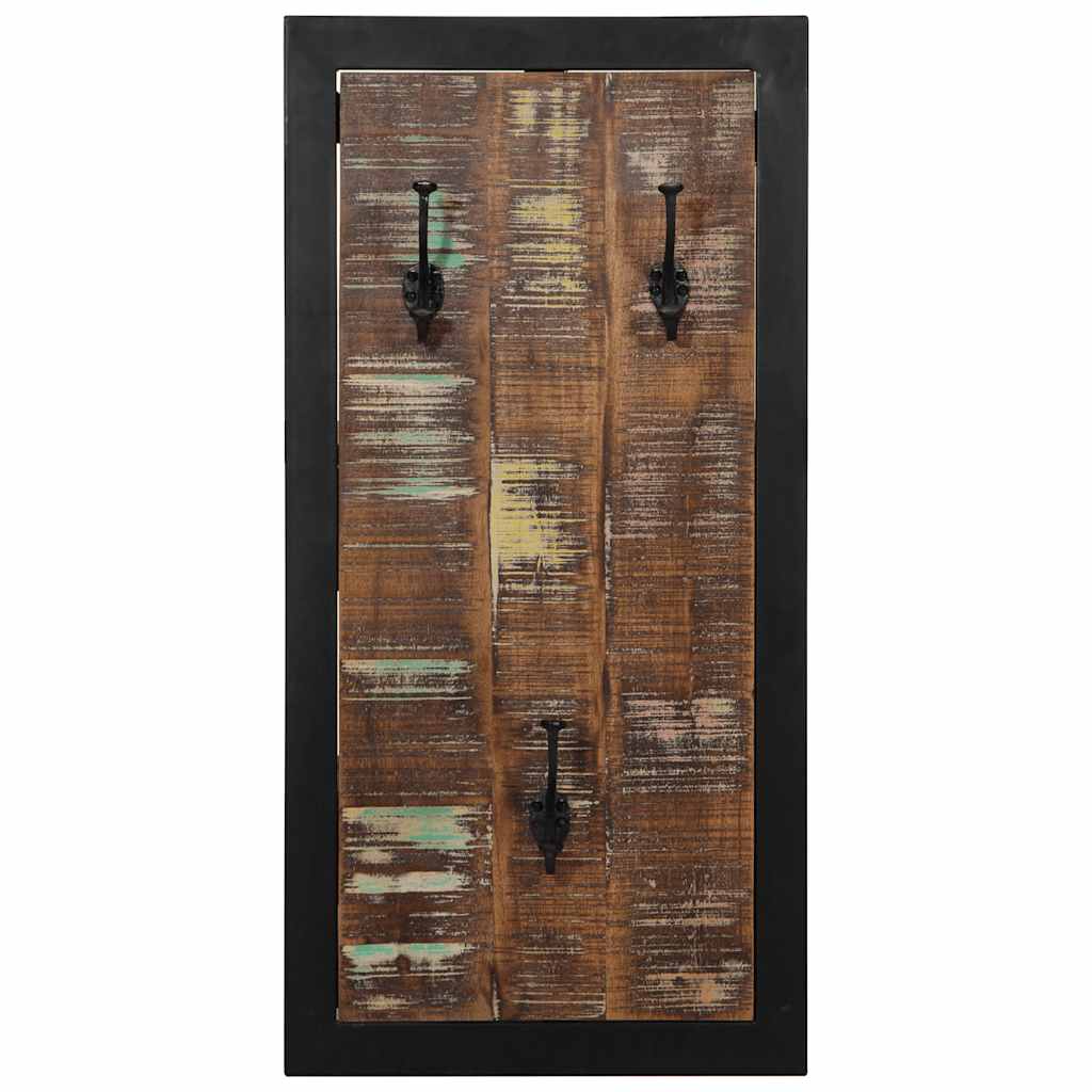 Appendiabiti Multicolore 40x2x80 cm in Legno Massello Recupero - homemem39