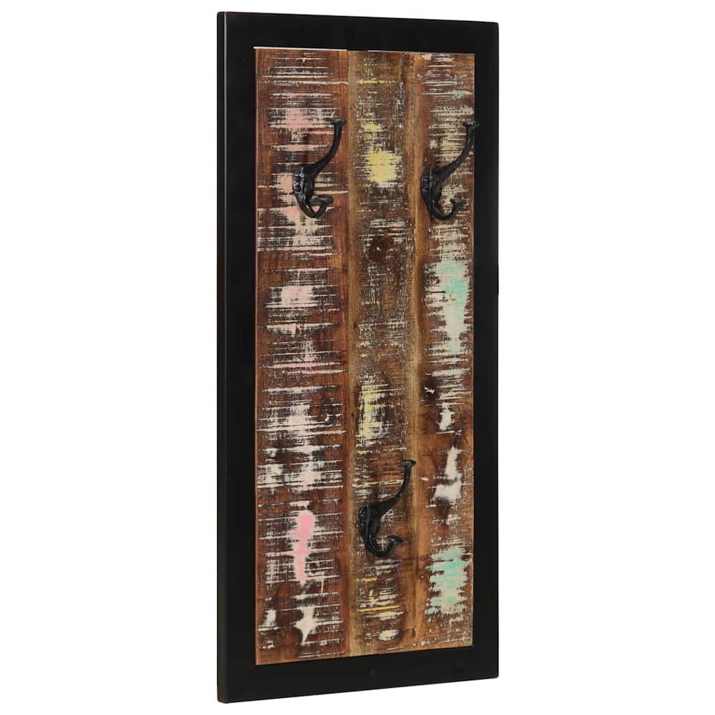 Appendiabiti Multicolore 40x2x80 cm in Legno Massello Recupero - homemem39